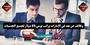 وظائف عن بعد في الإمارات براتب يومي 55 دولار لجميع الجنسيات