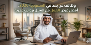وظائف عن بعد في السعودية 2026: أفضل فرص العمل من المنزل برواتب مجزية