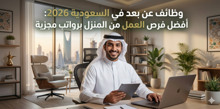 وظائف عن بعد في السعودية 2026: أفضل فرص العمل من المنزل برواتب مجزية