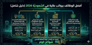 أفضل الوظائف برواتب عالية في السعودية 2026 (دليل شامل)